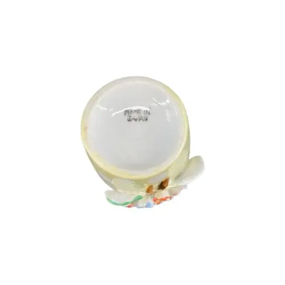 Vintage Hand Painted Lusterware 3D Floral Vase, Japan, 6" Tall - Picture 7 of 9